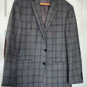 Ralph Lauren Gray Plaid Blazer